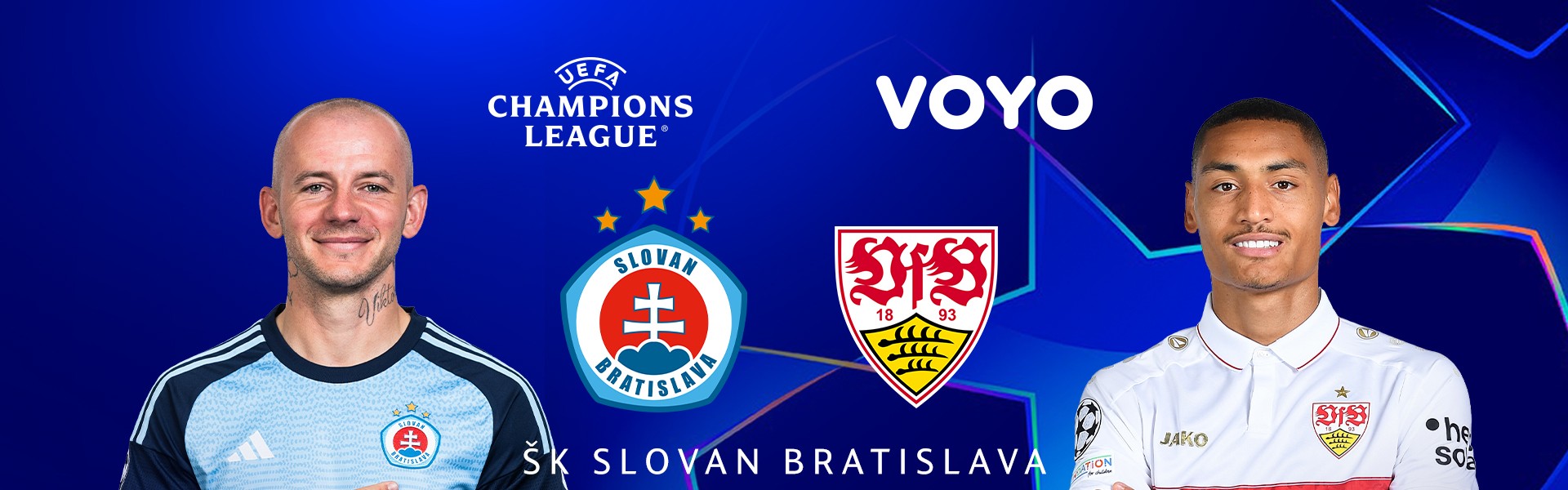Liga majstrov_ŠK Slovan Bratislava vs. VfB Stuttgart_vizuál